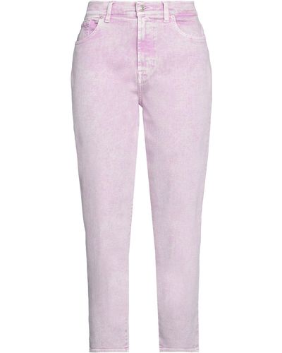 7 For All Mankind Pantaloni Jeans - Rosa