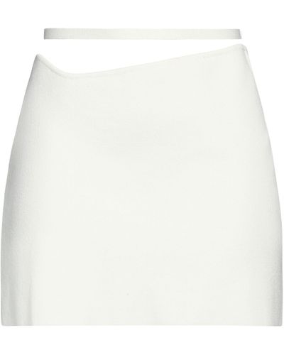 ANDREADAMO Mini Skirt - White
