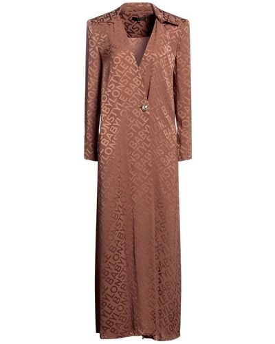 W Les Femmes By Babylon Overcoat & Trench Coat - Brown