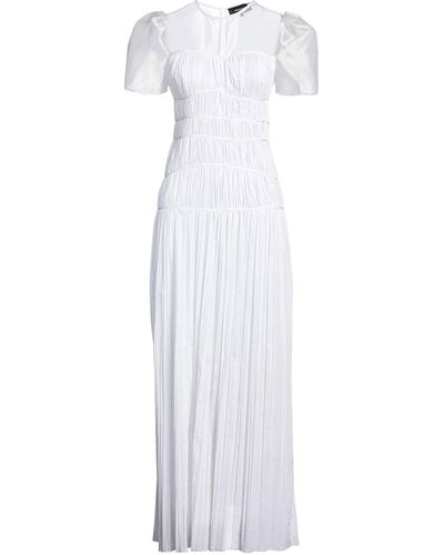Rochas Maxi-Kleid - Weiß