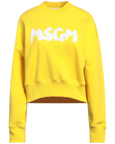 MSGM Sweatshirt - Gelb