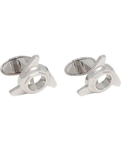 Dunhill Cufflinks And Tie Clips - Metallic