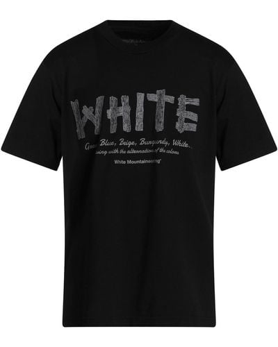White Mountaineering T-shirts - Schwarz