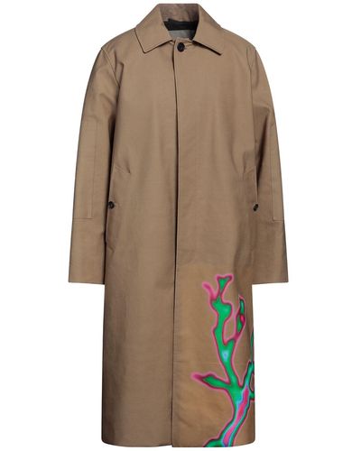 Frankie Morello Overcoat & Trench Coat - Natural