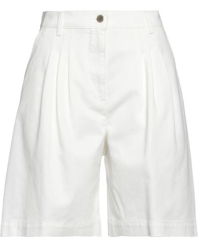 Alberta Ferretti Denim Shorts - White