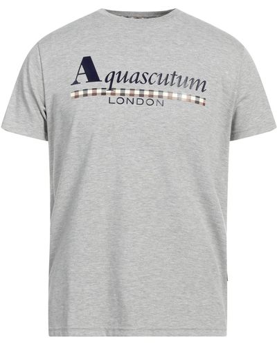Aquascutum T-shirts - Grau