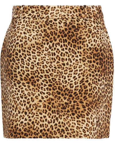 Nili Lotan Mini Skirt - Natural