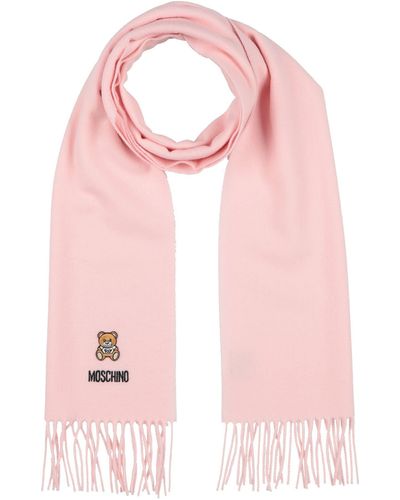 Moschino Scarf Merino Wool - Pink
