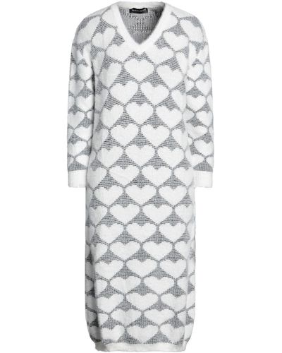 VANESSA SCOTT Midi Dress Polyamide, Acrylic - White
