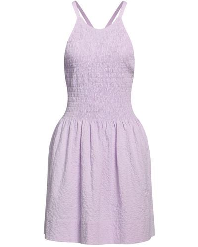 Three Graces London Mini Dress - Purple