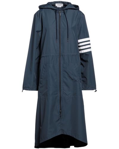 Thom Browne Manteau long et trench - Bleu