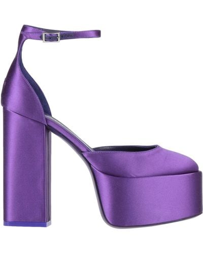 Paris Texas Court Shoes - Purple