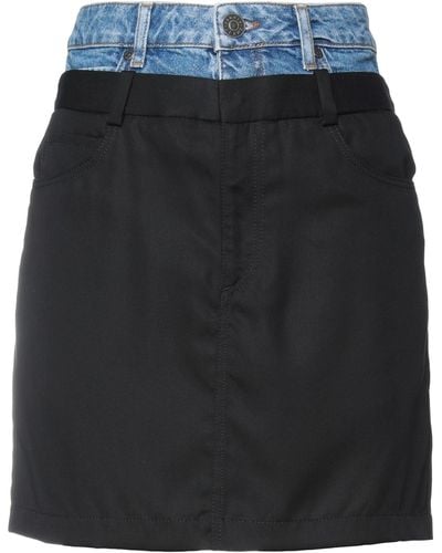 Sandro Mini Skirt Lyocell, Cotton - Black