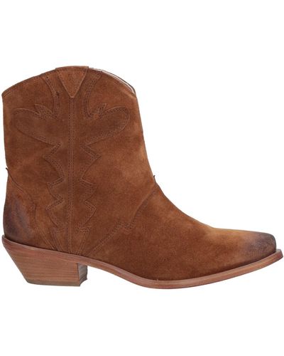 Nana' Ankle Boots - Brown
