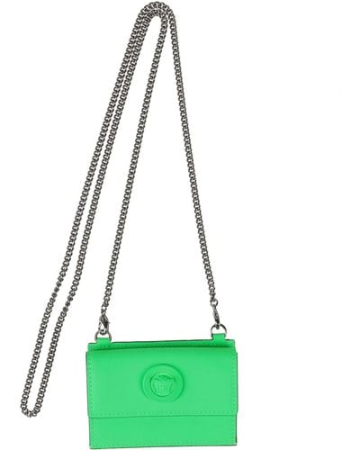 Versace Coin Purse Leather - Green