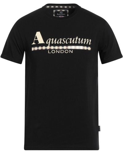 Aquascutum Camiseta - Negro