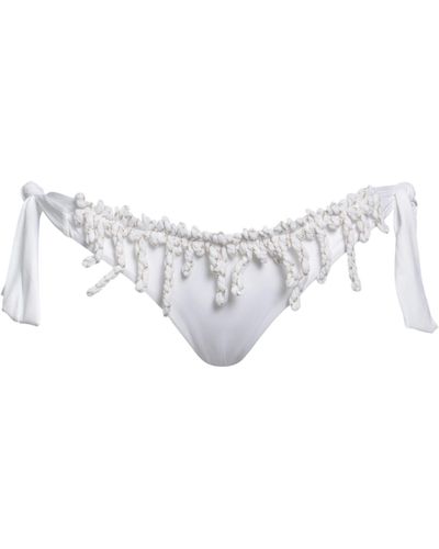 Emamó Bikini Bottoms & Swim Briefs - White