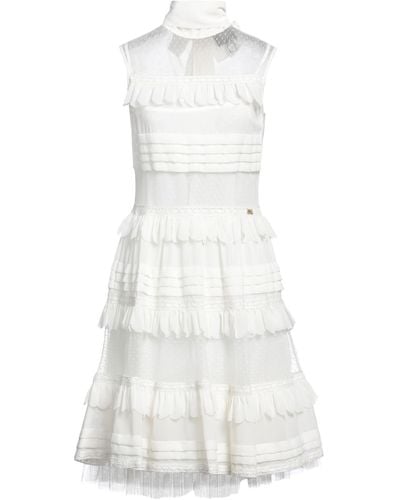 Class Roberto Cavalli Mini Dress - White