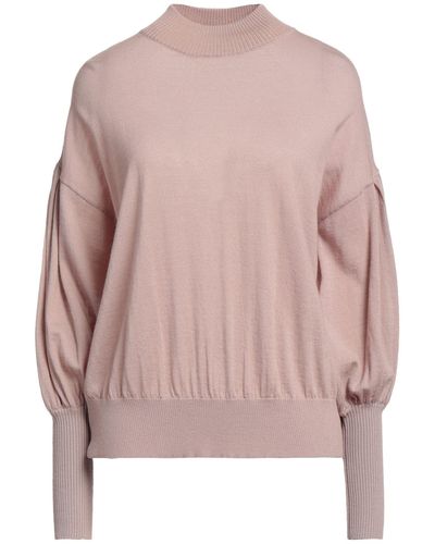EMMA & GAIA Light Sweater Merino Wool - Pink