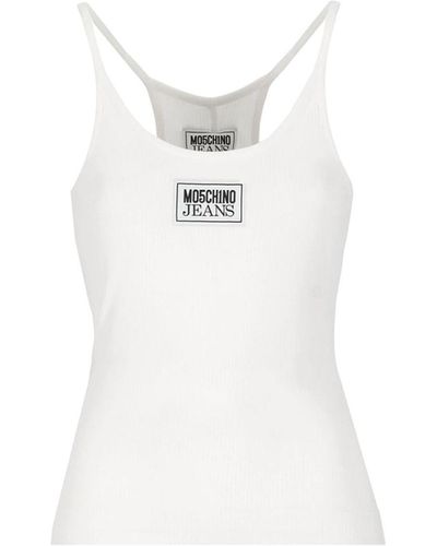 Moschino Jeans Top - Blanco