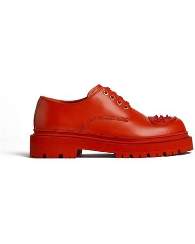 Camper Zapatos de cordones - Rojo