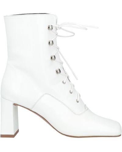 BY FAR Ankle Boots - White