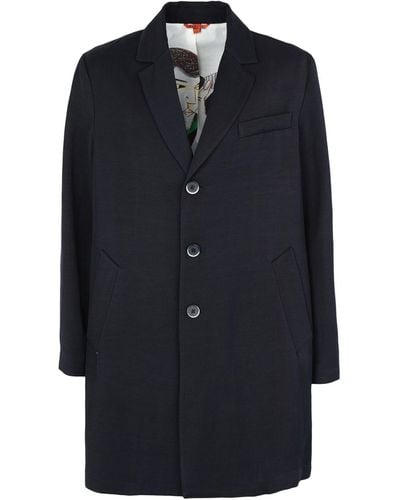 Barena Overcoat & Trench Coat - Blue