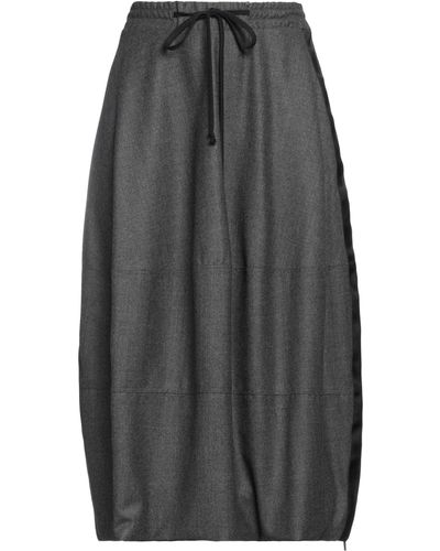 Gentry Portofino Midi Skirt - Gray