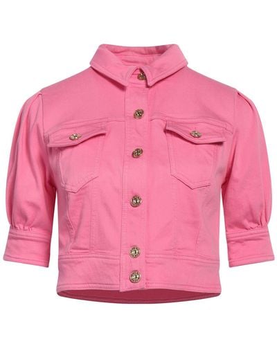 Nenette Denim Outerwear - Pink