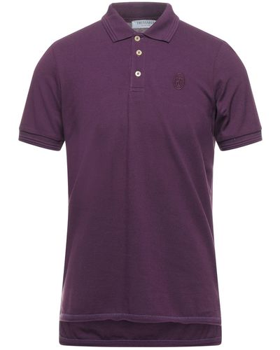 Trussardi Beachwear Purple Polyester Men Swim Short main image 0