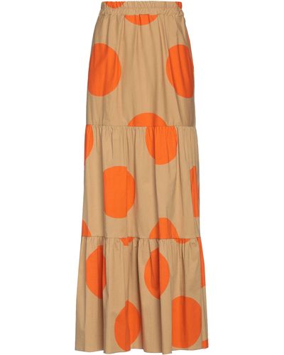 VANESSA SCOTT Maxi Skirt - Orange