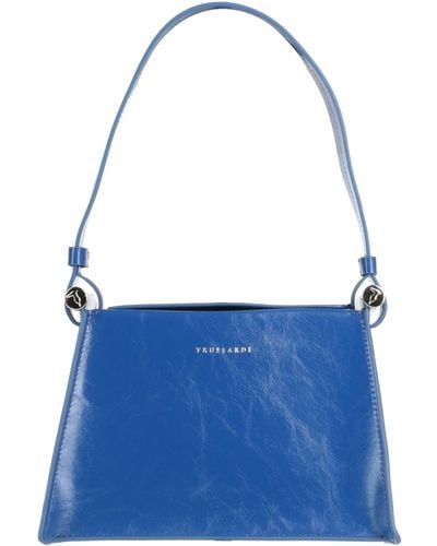 Trussardi Bright Handbag Cow Leather - Blue