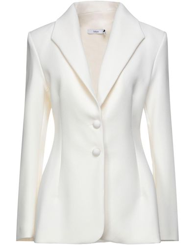 Safiyaa Suit Jacket - White