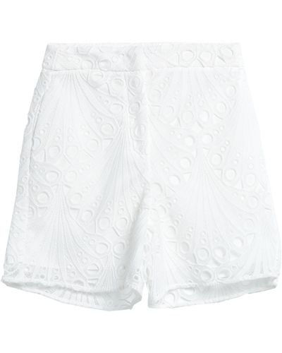 Pinko Shorts E Bermuda - Bianco