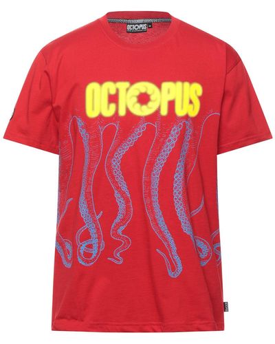 Octopus T-shirt - Red