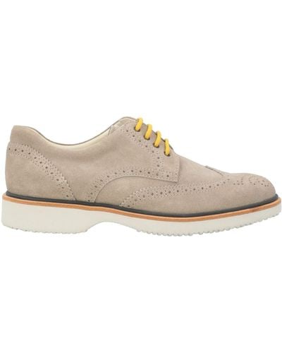 Hogan Lace-Up Shoes Leather - White