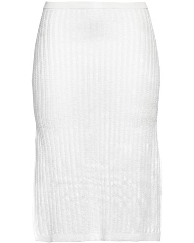 Roberto Collina Midi Skirt - White