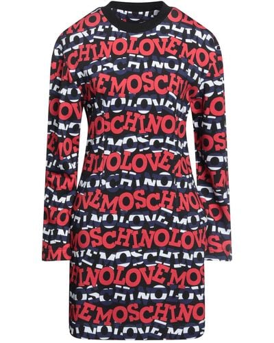 Love Moschino Minivestido - Rojo