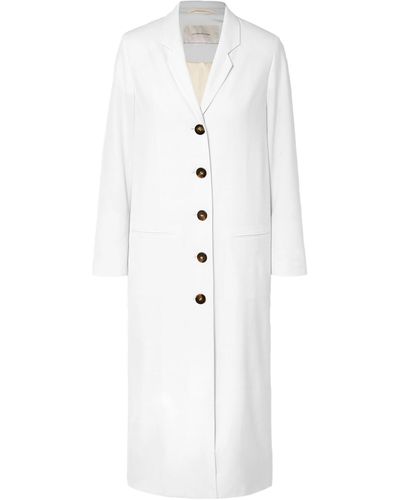 La Collection Overcoat & Trench Coat - White
