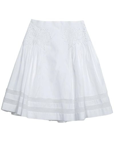 Ermanno Scervino Midi Skirt - White