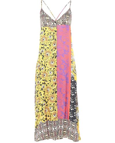 Manila Grace Midi Dress - Multicolor