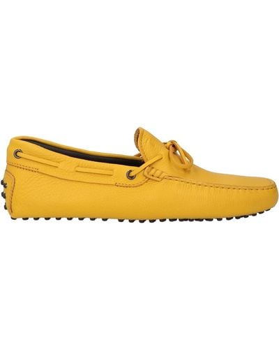 Tod's Loafers Leather - Yellow