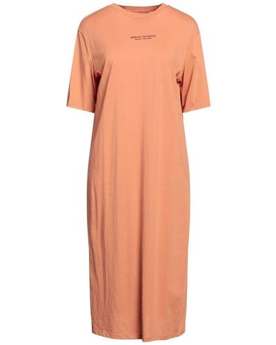 Armani Exchange Midi Dress - Orange