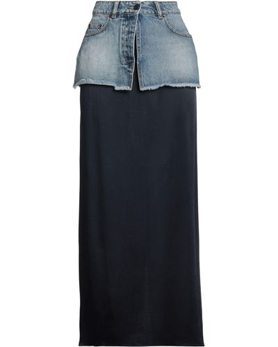 Semicouture Denim Skirt - Blue