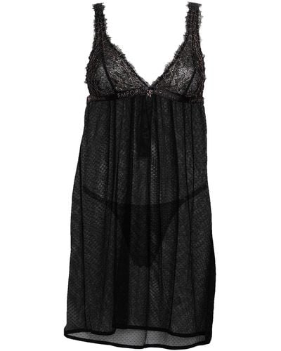 Emporio Armani Slip Dress - Black