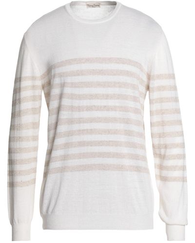 Cashmere Company Sweater Linen - White