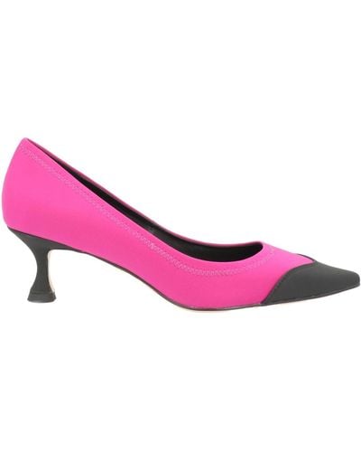 Lola Cruz Court Shoes - Pink