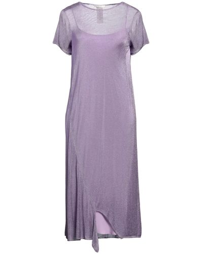 The Row Midi Dress - Purple