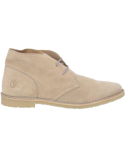 Trussardi Ankle Boots - Natural