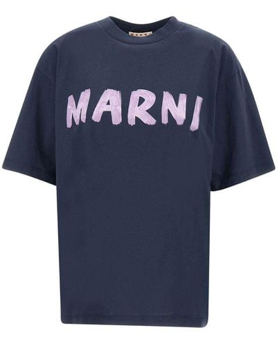 Marni Camiseta - Azul